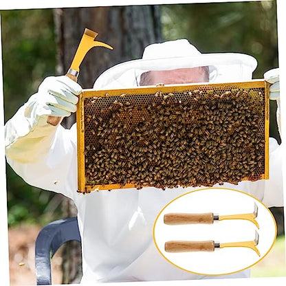 2pcs Handle Beehive Scraper Professional Beekeeping Tool for Hive Bodies and Scraping Frames Convenient and Sturdy Beekeeping Equipment