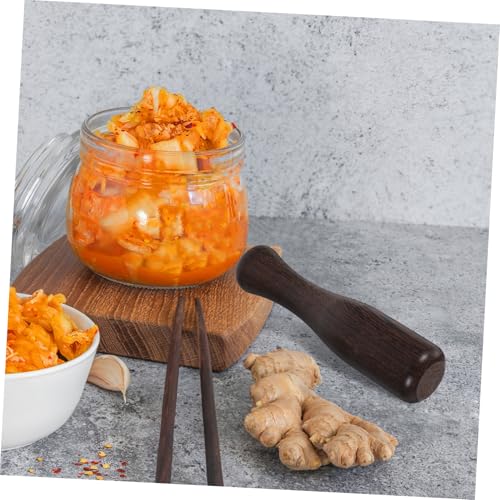 Wooden Fermentation Tamper Stick Versatile Sauerkraut Pounder for Pickled Vegetables Multipurpose Kitchen Gadget for Easy Compacting and Fermenting Essential Tool for Home Cooking