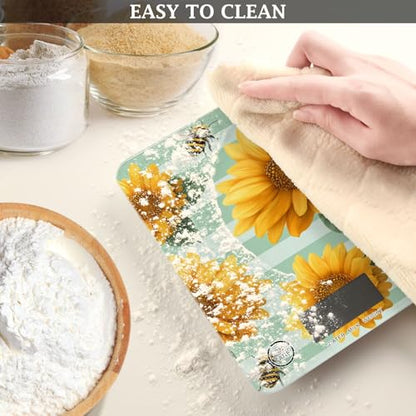 Food Scale Kitchen Scale Food Scales Digital Weight Grams and Ounces Small Electronic Food Scale for Baking Cooking Bee - color: Bee