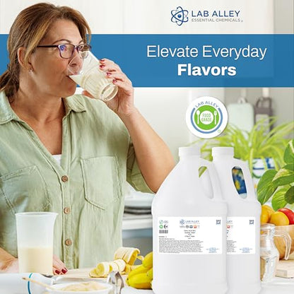 Lab Alley Citric Acid 50% Solution, FCC/Food Grade, Kosher Certified, Great for Cooking and Cleaning - 2 Gallons - size: 2 Gallons