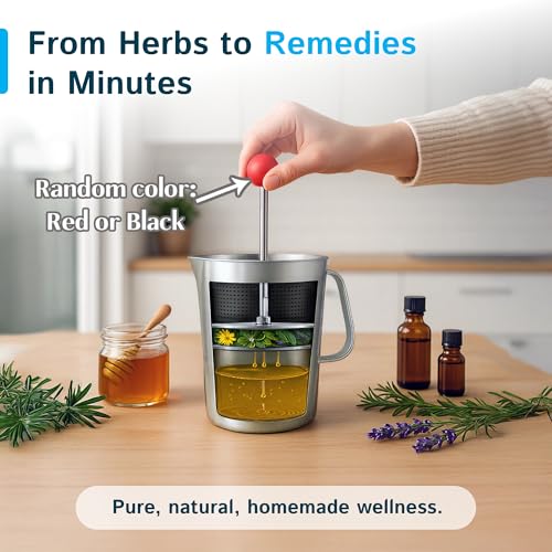 LETIME Multiuses Press - Tincture, Infused Oil, Infused Honey, Tea, Decoction, Herb Separation Press
