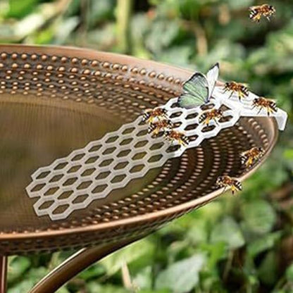 Bee Waterer Ladder Beehive-Shaped Butterfly Waterer | Honey Bee Watering Station for Outdoor Garden Patio Lawn Porch Yard Pathway Balcony Pond Pool - color: White
