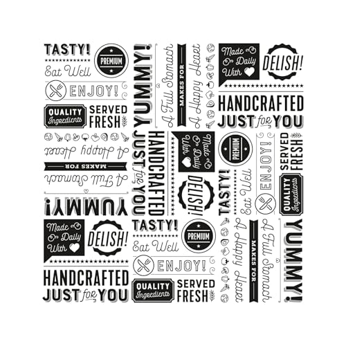 G.E.T. P-GT-1212-W 12" x 12" White Food Word Text Grease-Resistant Food-Safe Wrap Paper, Deli Wrap, Clipper Mill (1000 Pieces) - color: White, size: 12" x 12", style: White with Black Ink
