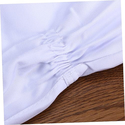 Outanaya Elastic Cuffs Removable Veil Beekeeping Suit Full Body Professional Grade XXL White