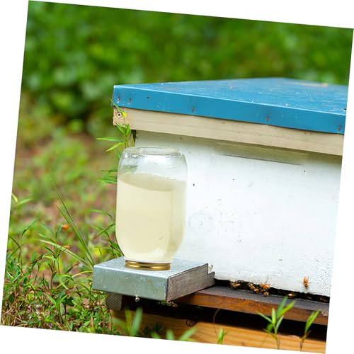 5pcs Beehive Feeder Lids Easy to Install Bee Water Feeder for Hive Entrance Durable Bee Supplies for Beekeeping Multipurpose Watering Station Covers