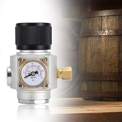 Homebrew CO2 Mini Gas Regulator with Corny Keg Gas Ball Lock Disconnect