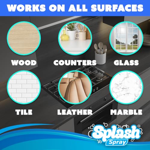 Splash Spray Multi-Purpose Cleaning Tablets - 5x Cleaning Tablets and Bottle Spray - Mix with Warm Water
