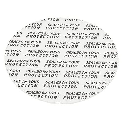 PATIKIL 51mm/2.01" Foam Lid Liner, 50Pack PS Foam Resistant Tamper Pressure Sensitive Seal for Bottle Cap Liners Seals - size: 51mm