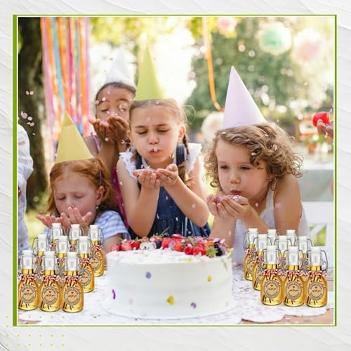 Teenyyou 20 PCS 4.05OZ Mini Flip Top Square Glass Bottle with Stoppers Decorative Swing Top Bottles Small Glass Bottles with Lids Kraft Adhesive Round Stickers for Wedding Vanilla Extract Party Favors