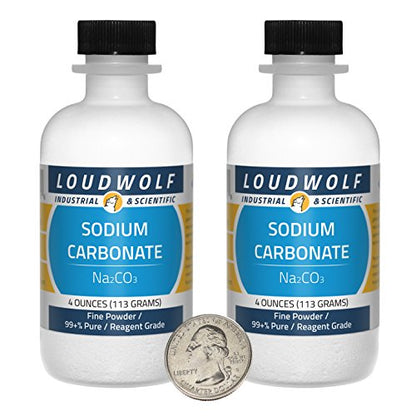 Sodium Carbonate/Fine Powder / 8 Ounces / 99+% Pure/Food Grade