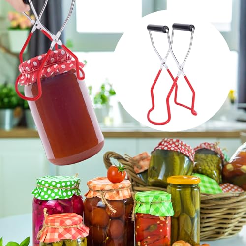 8pcs Food Canning Funnels Set for Wide Mouth & Regular Mason Jars, 3 Stainless Steel Funnels 2 Metal Strainer Mesh 1 Anti-Scalding Tongs 2 Brushes Supplies Kit for Kitchen Use Filling Bottle Jam