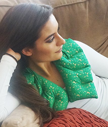 Nature's Approach Aromatherapy Shoulder Wrap, Green | 12-herb rice & flaxseed shoulder wrap for hot or cold therapy, microwave and freezer safe