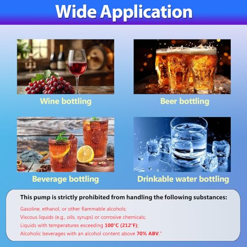 Electric Water Transfer Pump Kit 100-240V With Timer Control for Ice Maker Coffee Machine Water Cooling,Food Grade Auto Siphon Self Priming Pump for Bottling Wine,Beer and Kombucha,2L/Min,Low Noise - color: White-with Timer Controlled