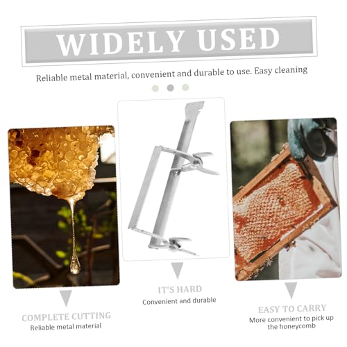 HANABASS Metal Beekeeping Frame Holder Beehive Frame Lifter Spleen Clip Scraper Beekeeping Tool