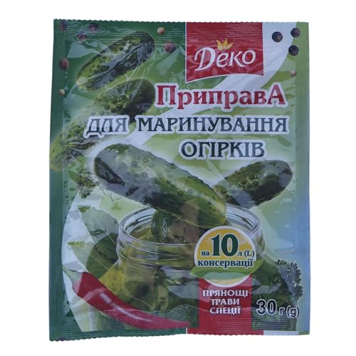 Traditional Ukrainian/Russian seasoning mix for Pickled and Salted Cucumbers, 1 pack for 10 liters (Cucumbers)