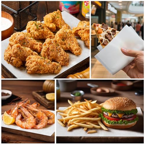 EcoDispose Precut POP UP Deli Paper Sheet Pack of 200, Interfolded Heavy Paper for Food Wrap and Serving (8" x 10-1/2", White） - color: White, size: 8“x10.5”inch