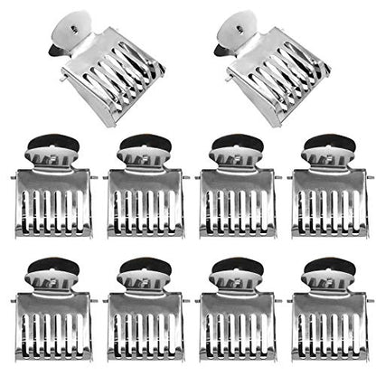 Together-life 10-Pack Stainless Steel Queen Bee Clips Cage Catcher for Beekeeping, Safe Queen Bee Handling Tool, Professional Beekeeper Equipment Supplies