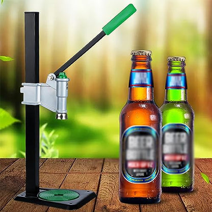 TsoLay Manual Capper, Bench Beer Bottle Capping Machine with with Non-Slip Handle and Base, Sealing Width 26mm-29mm, Adjustable Height and Easy Pressing, Suitable for Soft Drinks, Home Brews and Beer