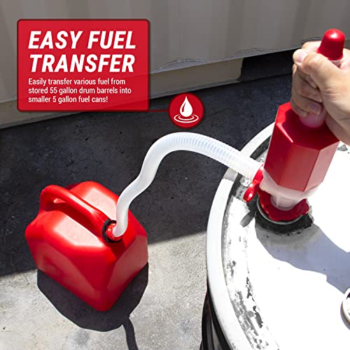 TERA PUMP Adjustable Length Portable Lightweight Siphon Transfer Pump | BPA FREE for Drinking Water - style: 5.5 GPM