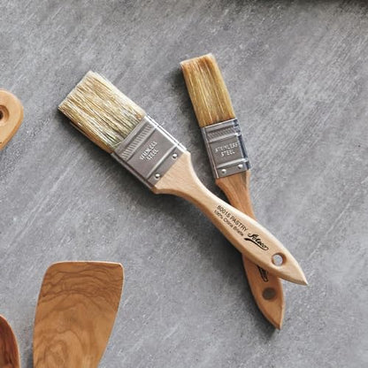 Ateco White, 2" Wide - size: 2" Wide, style: White Boar Bristle