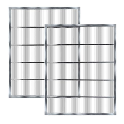 Metal Queen Excluder for 10 Frame Beehive,20.08 X 16.14 Inch Beehive Queen Excluder 10 Frame,Queen Excluder for 10 Frame Hive,Queen bee excluder 10 Frame,Beekeeping Tools (2)
