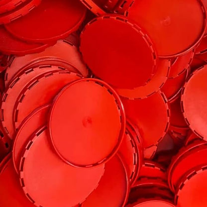 Generic 50 Pack of keg caps (Red), American Sankey - color: Red