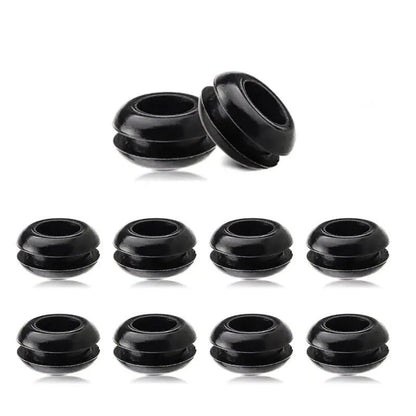3 Pieces S-Shape Airlocks,Homebrew Bubble Airlock Carboys Stopper & Fermenter Seal Valve with Food Grade Grommets Wine Making(10pcs only grommets) - color: 10pcs only grommets