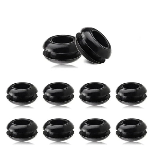 3 Pieces S-Shape Airlocks,Homebrew Bubble Airlock Carboys Stopper & Fermenter Seal Valve with Food Grade Grommets Wine Making(10pcs only grommets) - color: 10pcs only grommets