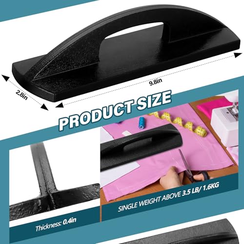 Zonon 2 Pack Fabric Pattern Weights for Sewing Heavy Duty Cast Iron Cloth Weights for Pattern Cutting Sewing Accessories
