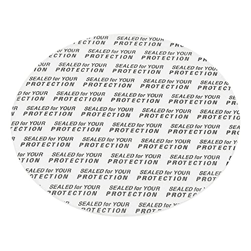 PATIKIL 70mm/2.76" Foam Lid Liner, 50Pack PS Foam Resistant Tamper Pressure Sensitive Seal for Bottle Cap Liners Seals, White - size: 70mm