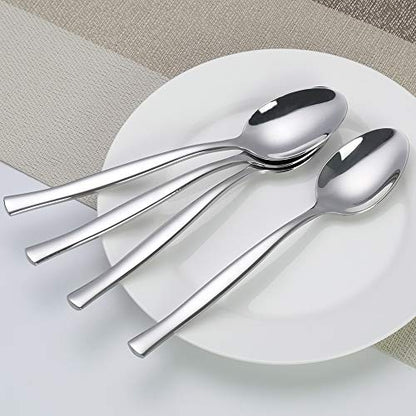 12 Pieces Stainless Steel Dinner Spoons