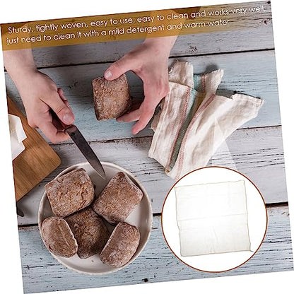 Healifty 6Pcs Reusable Tofu Cloth for Straining Draining and Cooking Practical Cheesecloth for Homemade Tofu Juicing and Steaming Vegetables