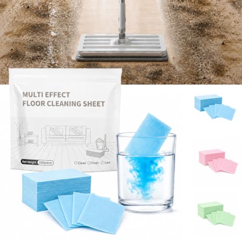 100pcs Multiple Effect the floors Clean, Multi-Surface Floor Cleaner Tablet, Effectively Removes Dirt, Easy to Use Fresh Scent, Compatible With Multiple Floors (100pcs Pink) - size: 100pcs Pink