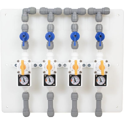 Draft Regulator Board | Gas Manifold | 4 Way