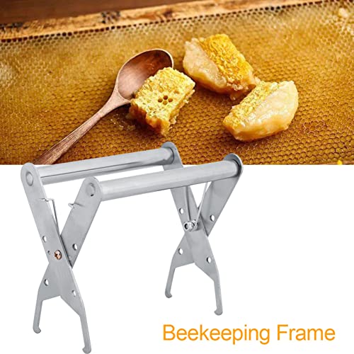 FTVOGUE Beekeeping Frame Holder, Bee Frame Holder Grip Tool Frame Grip Holder Stainless Steel Frame, Beekeeping Supplies, Beekeeping Tools