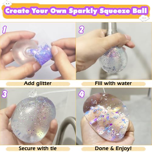 FUNSHOWCASE Nano Tape Bubble Kit with Clay, Marker, 6-Design Guide Squishy Maker Set - color: Nano Tape Bubble