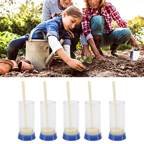 5Pcs Queen Marking Cage, Lightweight Bees Queen Bottle Marker, Queen Plunger Beekeeper Tools for Beekeepers, Gardening, Potted Plant
