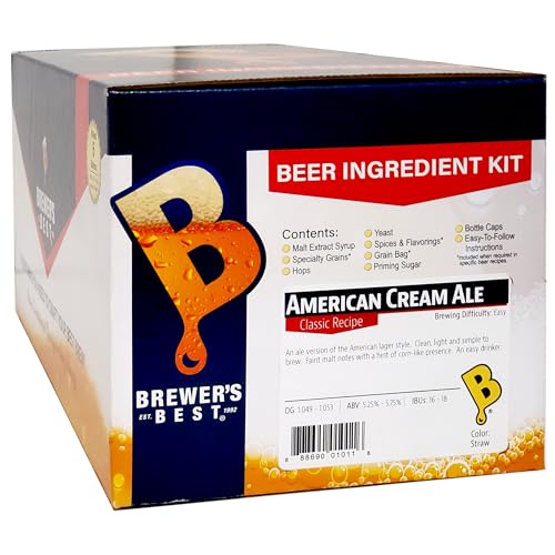 Brewer's Best American Cream Ale Homebrew Beer Ingredient Kit (Limited Edition)