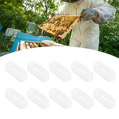 10PCS Beehive Frame Strip, Plastic Strip Spacer, Beekeeper Beekeeping, Beehive Frame Spacers, Beehive Frame Spacer for Beekeeper Beekeeping Tool Equipment, Beekeeper