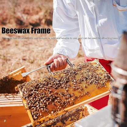 2PCS Beehive Foundation Sheets, Beeswax Foundation Sheets Press Embosser Machine Manual Silicone Mold DIY Beekeeping Tool