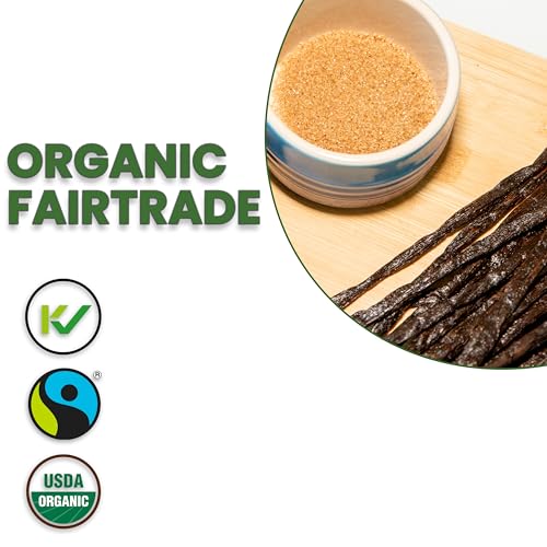 25 Count Organic Madagascar Vanilla Beans – Grade A Bourbon Pods | Gourmet Whole Vanilla Beans for Baking, Cooking, Extract Making | Rich Aroma, Premium Flavor, Non-GMO, Vegan - size: 25 Count (Pack of 1)
