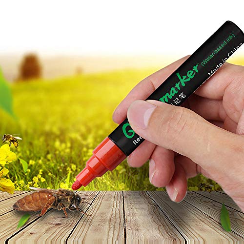 Queen Bee Marking Kit Queen Bee Markers 5 Queen Marker Pens 2 Queen bee Marking Bottles 2 Queen Cages for Beekeeping Supplies
