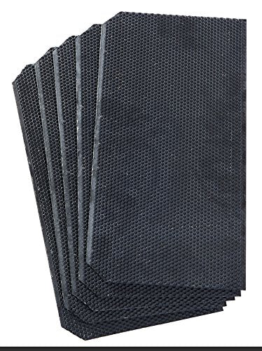 Little Giant® Beehive Foundation | Black Deep Plastic Foundation for Beekeeping | Bee Hive Frame and Wax Foundation | Made in USA | Beekeeping Supplies | 5 Pack