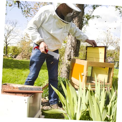 Essential Beekeeping Tools Hive Tool Set Brush and j Hook for Easy Beehive Cleaning and Maintenance