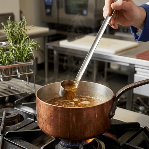 Stainless Steel Wine Ladle Spoon Long Handle Easy Gripping Smooth Edge Wine Dipper Beer Pouring Measure Liquid Spoon for Kitchen(50ML) - size: 50ML
