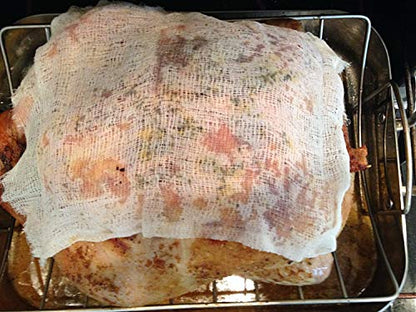 Regency Wraps Chef-Grade 100% Cotton Cheese Cloth 36"X72" (2yds), Bleach & Dye Free, Food Safe For Cooking, Straining, Roasting Turkey, Durable Cheese Cloths for Crafting, Canning (Pack of 2)