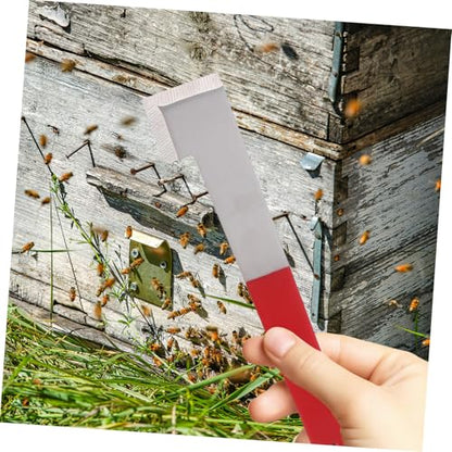 Stainless Steel Beekeeper Hive Scraper Tool J Shape Sturdy Beekeeping Equipment for Lifting and Scraping Frames Essential Hive Tool for Honey Harvesting