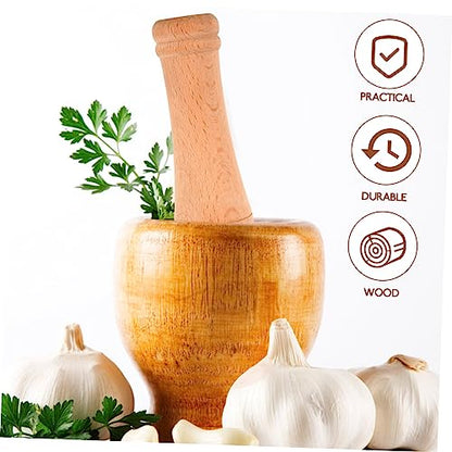 Sauerkraut Pounder for Mason Jars Vegetable Fermentations, 7 Inch Wood Pickle Sticks Sauerkraut