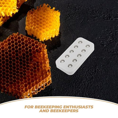 Toddmomy Silicone Beeswax Queen Cup Mold Beekeeping Tool for Queen Rearing Small Size Plastic Grafting Mold Hive Equipment for Beekeepers
