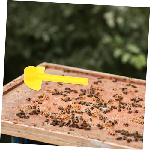 Happyyami 10pcs Bee Feeder Station Durable Water Feeding Cup for Beehives Supports Safe Water Supply Convenient Non-Opening Design for Beekeepers for Sustainable Beekeeping Practices